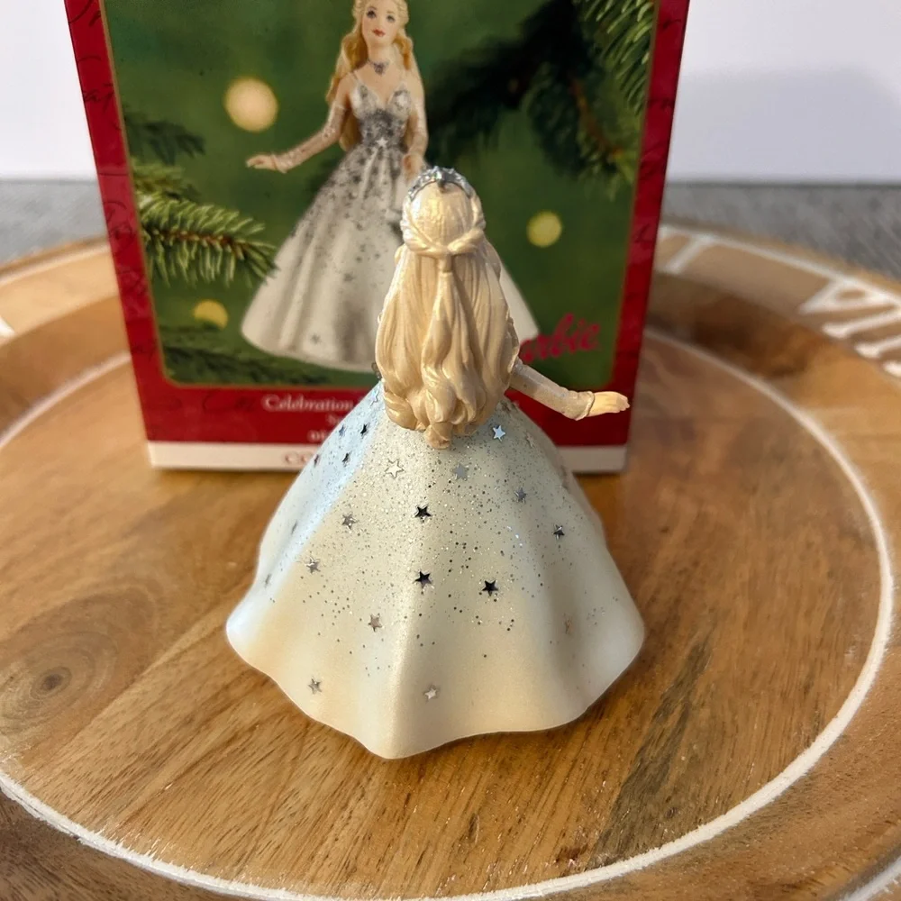 Hallmark Keepsake Celebration Barbie Christmas tree Ornament 2001